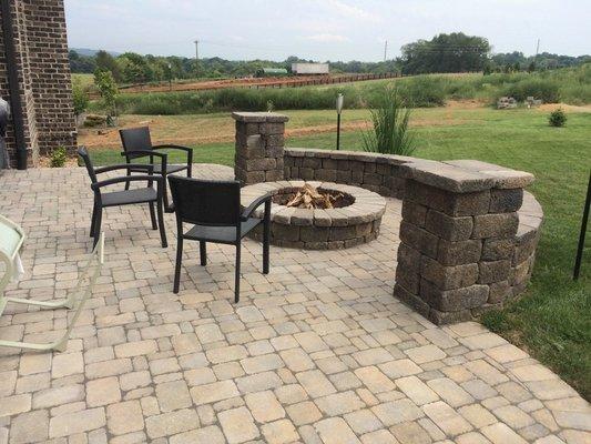 Patio and Fire Pit