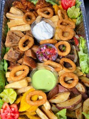 Fritada assorted appetizers tray for party's