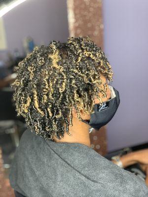 Natural Curl Style
 Add- Ons: Basic Trim