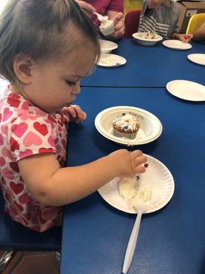 Even meal time is an opportunity for sensory experiences!