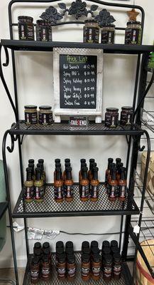 Veteran owned and local hot sauce,BBQ sauce and pepper jelly