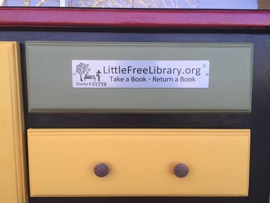 We are a steward of The Little Free Library