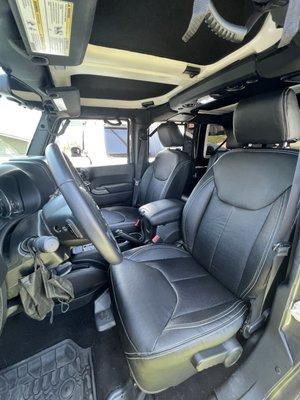 Driver and Passenger Jeep Wrangler Seats