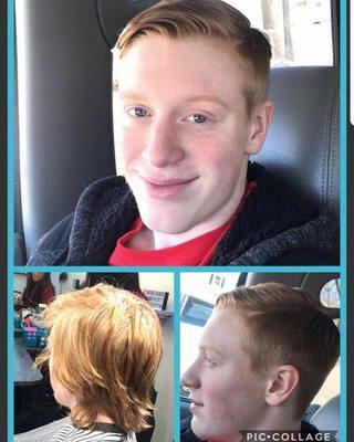 Time for a fresh cut for this teenager!