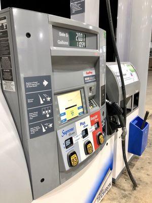 You can use Apple pay at the pump..