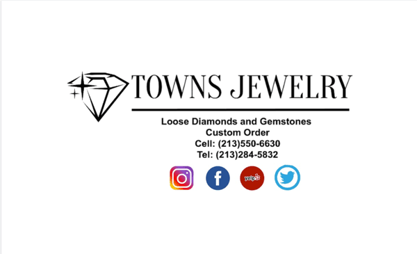 Visit Towns Jewelry Located in 637 S Hill St. Booth C-10 Los Angeles, CA 90014