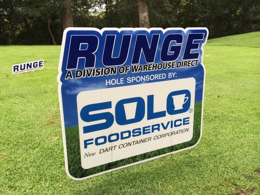 Golf Hole Sponsor Sign