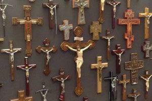 High-quality artwork, crucifixes and icons