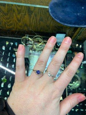 antique sapphire engagement ring