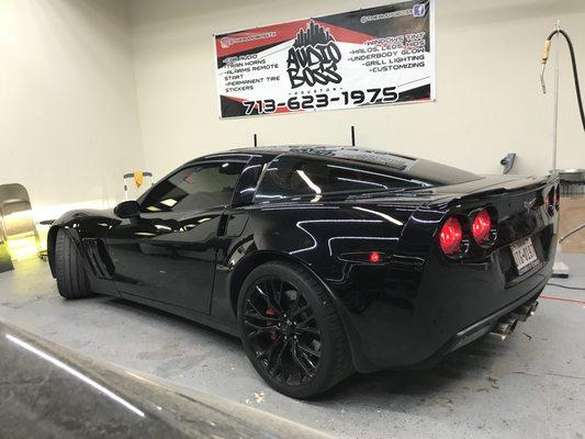 Window tint on this Corvette