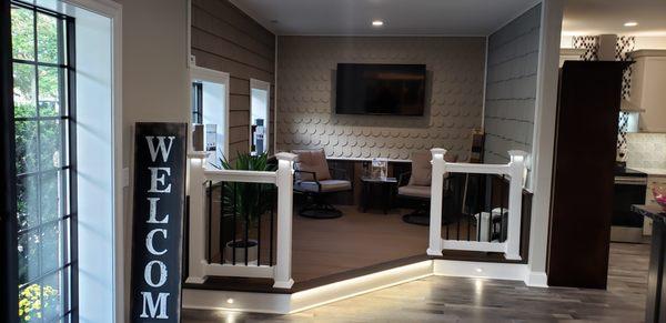 Decking design center at our show room.