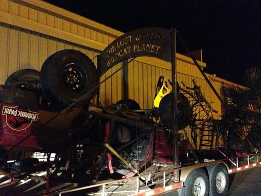 The Wildcat Offroad Club's float built at Lance's rv center! Thanks for sponsoring us! Won first place at u of a homecoming!