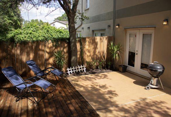 After Picture Wooden Deck and Patio