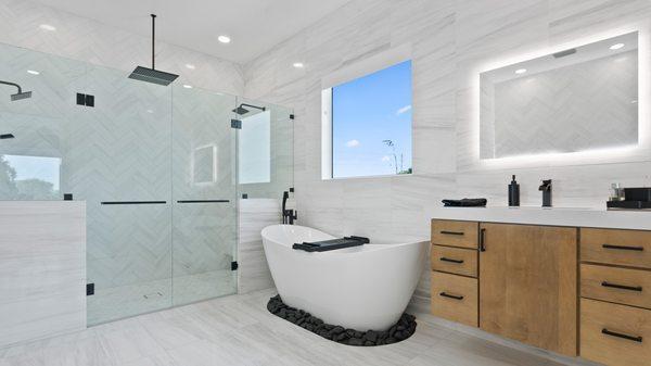 Construction completed - bathroom