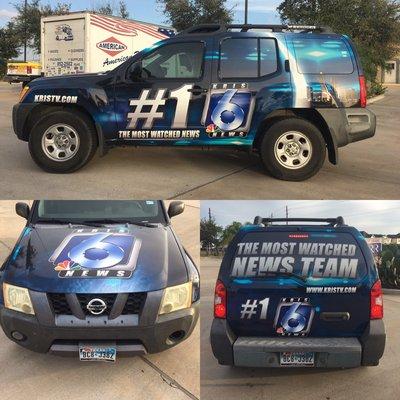 KRIS 6 full vehicle wrap