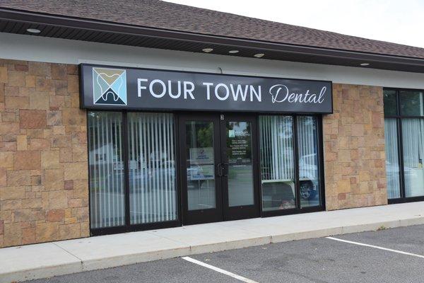 Outside view of your Enfield dental office, Four Town Dental Care.