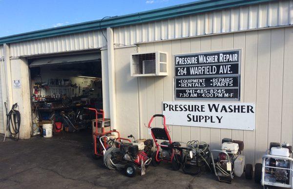 Pressure washers/cleaners Repairs, sales new, used and rentals generators, lawn equipment and paint sprayers.