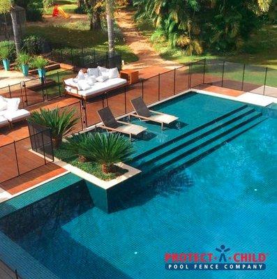 Enjoy the beauty of our best-in-class mesh pool fence.