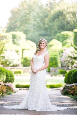 Dallas bride by AW Wedding Hair & Makeup