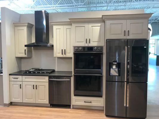 Displays at the Home Appliance store in Avon!