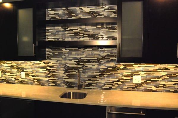 Olympia glass tile