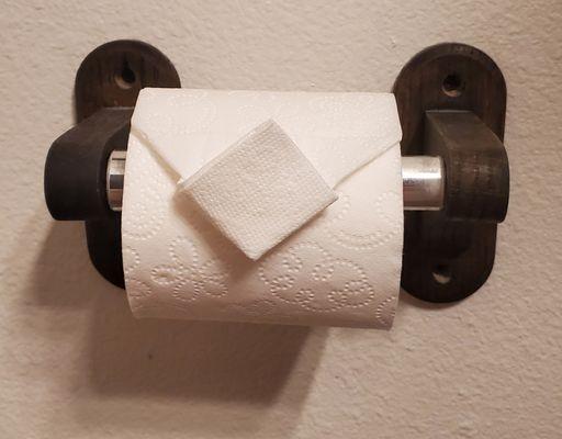 Diamond Toilet Paper Art