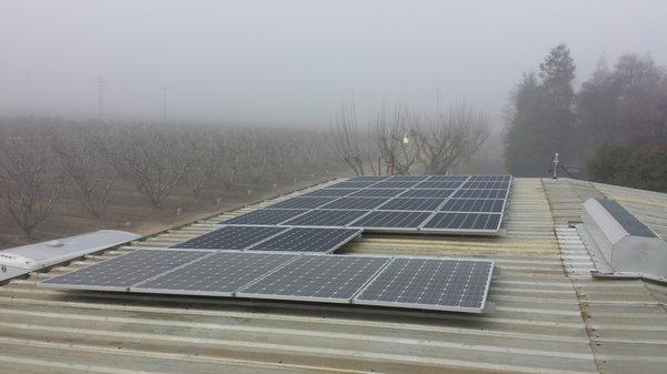 Shop Roof Mount System, Reedley, CA