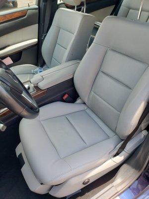 Mercedes E 350 bottom seat replaced with original material