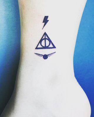 My Harry Potter tattoo done by Shawna Shafer