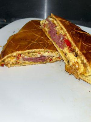 Cuban breakfast sandwich