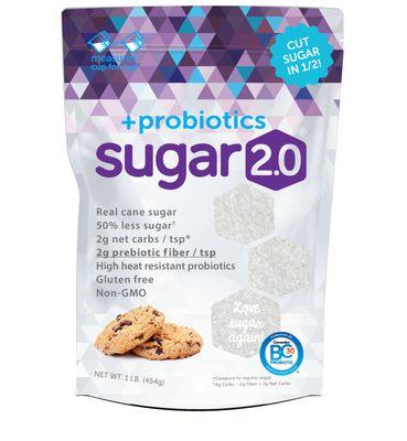 Sugar 2.0 + Probiotics Get your fiber and probiotics with each cup of coffee.