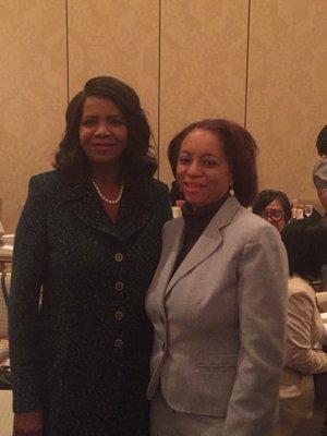 Attorney Dianne Jones McVay with Dallas County District Attorney Judge Faith Johnson