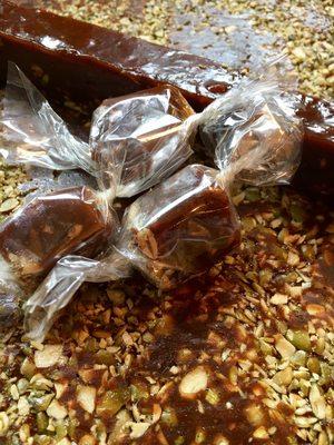 Salted Pumpkin Caramels