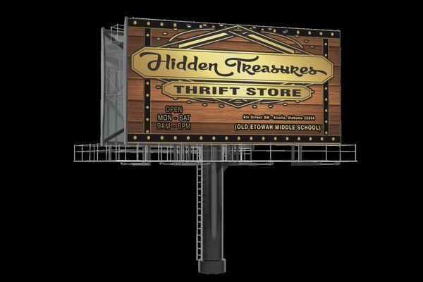 Hidden Treasures Thrift Store located on 429 4th Street SW in Attalla, Alabama