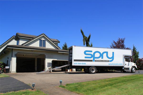 Spry Movers. Moving and delivery done right.