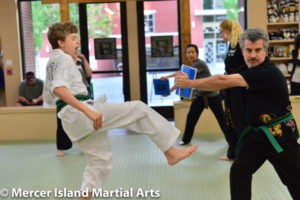 Confidence through achievement ---Mercer Island Martial Arts