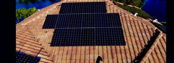 Solar system completed and installed