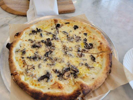 Mushroom truffle pizza was amazing