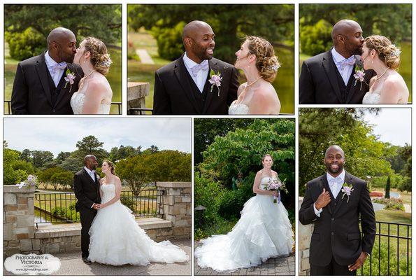 Our Simple Wedding Package at the beautiful Norfolk Botanical Garden - officiated by Reverend Bruce