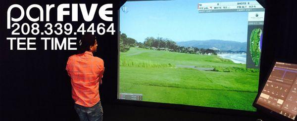 #1 indoor golf experience! It's not animated, it's HD Golf!