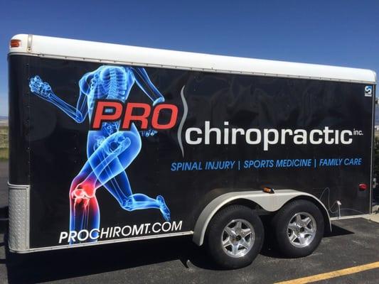 The Pro Chiropractic Trailet