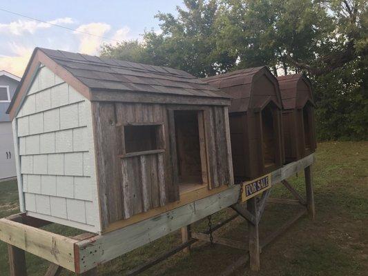 They have dog houses for sale too!