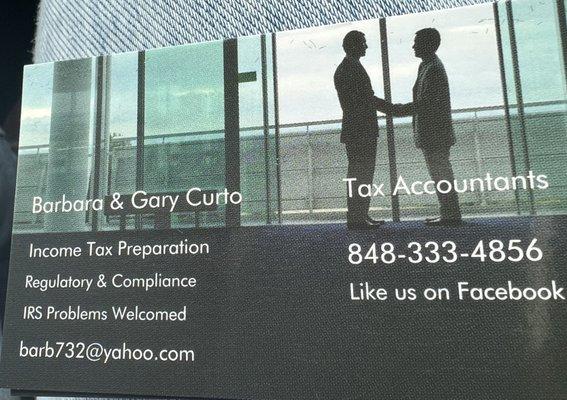 Tax Accountants Barbara & Gary Curto