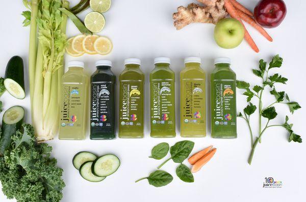 Cleanse on Simply Green vibrant 6 juices / day.