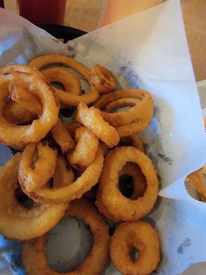 Onion rings....sorry I ate half before I remembered photo!