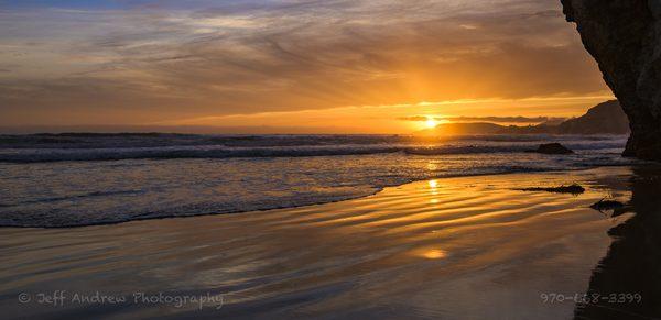 Pismo Beach, CA at Sunset