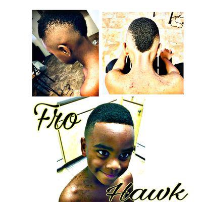 Fresh FroHawk with a crisp Bald fade