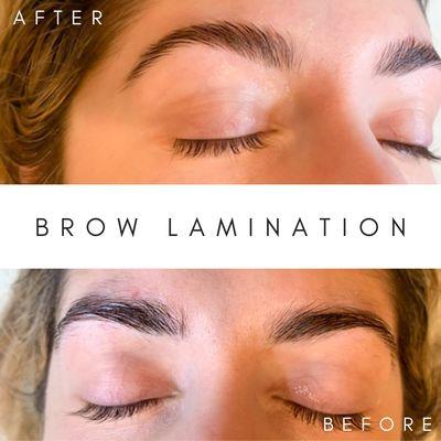 brow wax & lamination