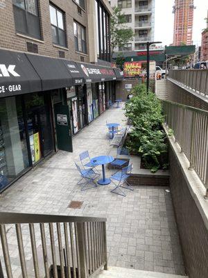 The scaffolding is gone and public space is back. 07/24/23