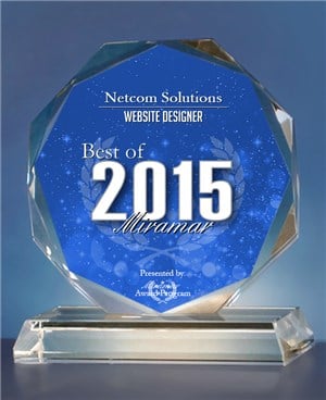 954 Inc, a Netcom Solutions company, is a proud recipient, Best Website Designer Award of Miramar.